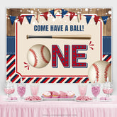 Kommen Und Haben A Ball Eins Glücklich 1 Geburtstag Hintergrund